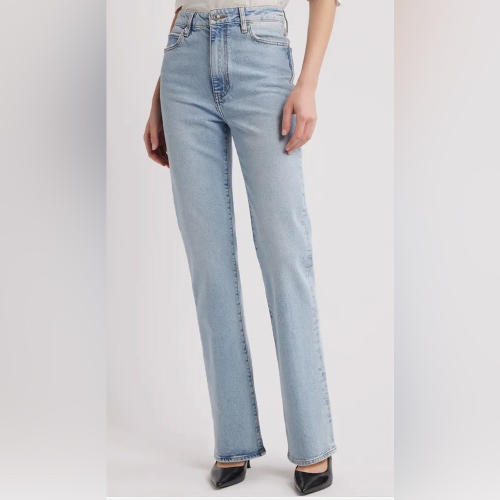 Frame Denim Light Blue Straight Leg Jeans
Size 25